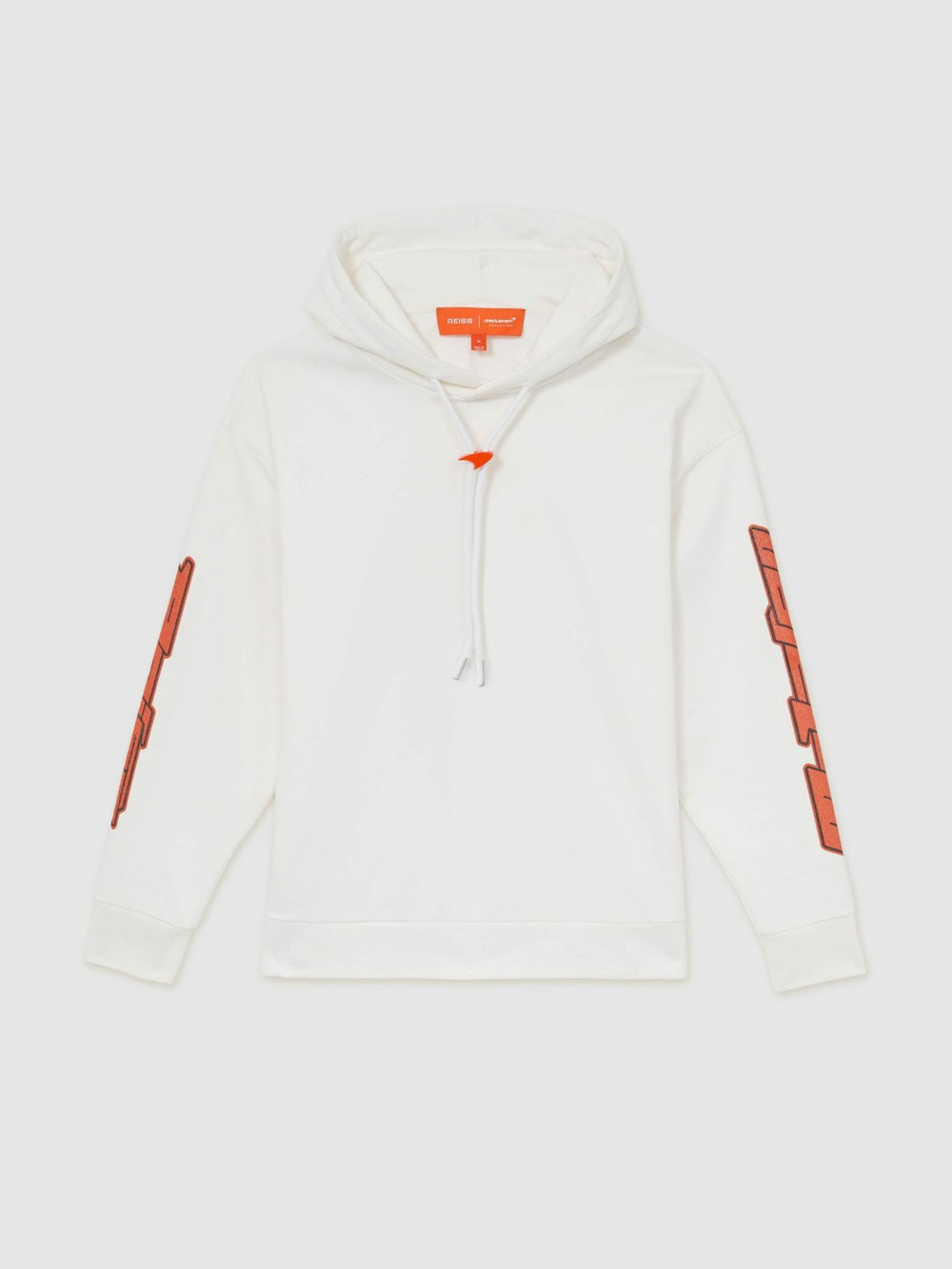 Reiss | McLaren F1 Team Oversize Toggle Hoodie Unisex Fit in White