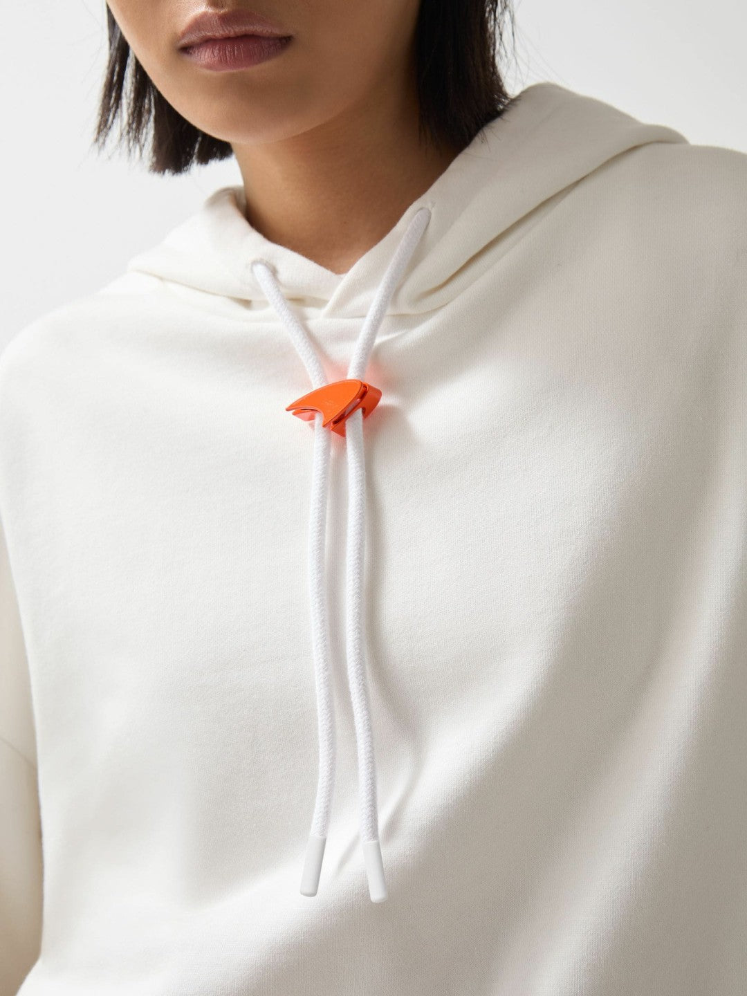 Reiss | McLaren F1 Team Oversize Toggle Hoodie Unisex Fit in White