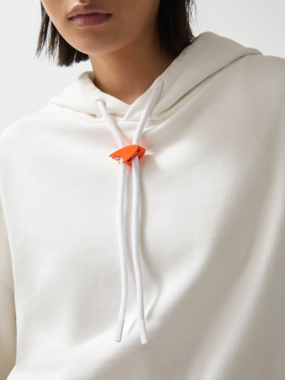 Reiss | McLaren F1 Team Oversize Toggle Hoodie Unisex Fit in White