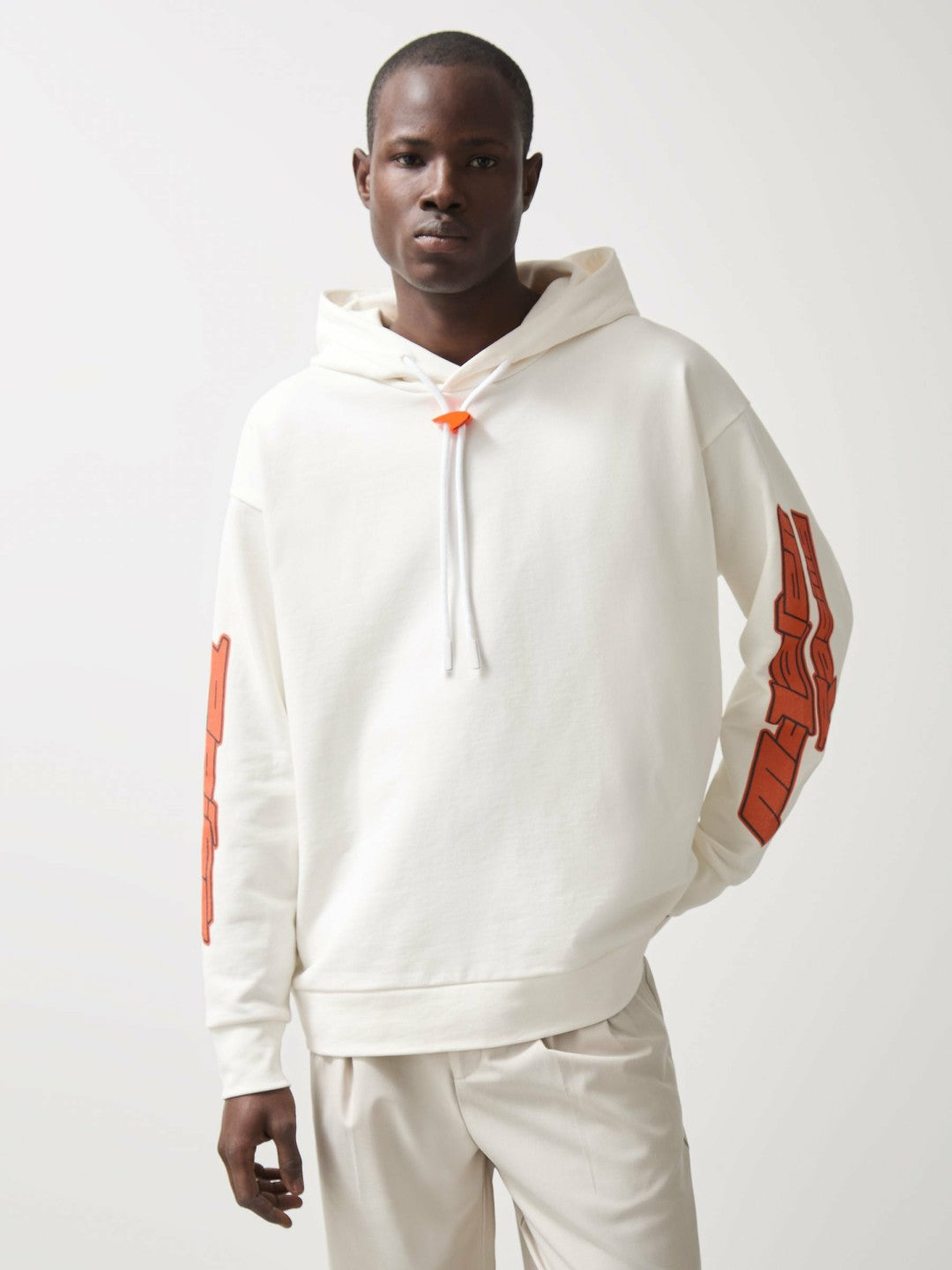 Reiss | McLaren F1 Team Oversize Toggle Hoodie Unisex Fit in White