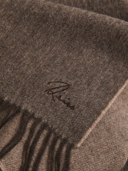 Reiss | Wool and Cashmere Scarf in Taupe