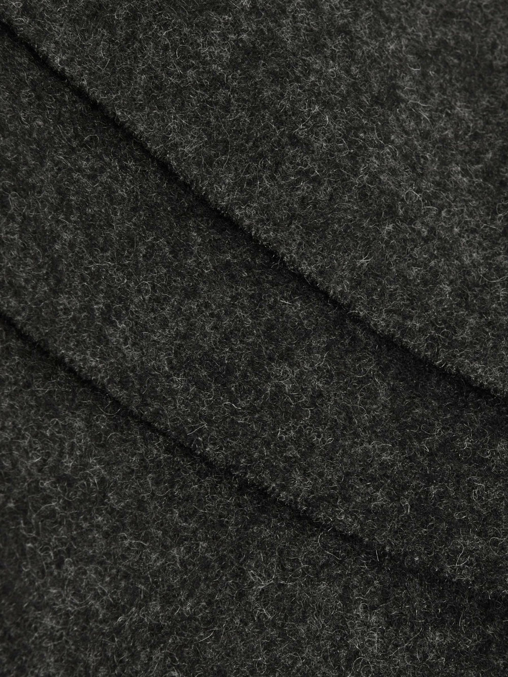 Reiss | Wool and Cashmere Scarf in Charcoal