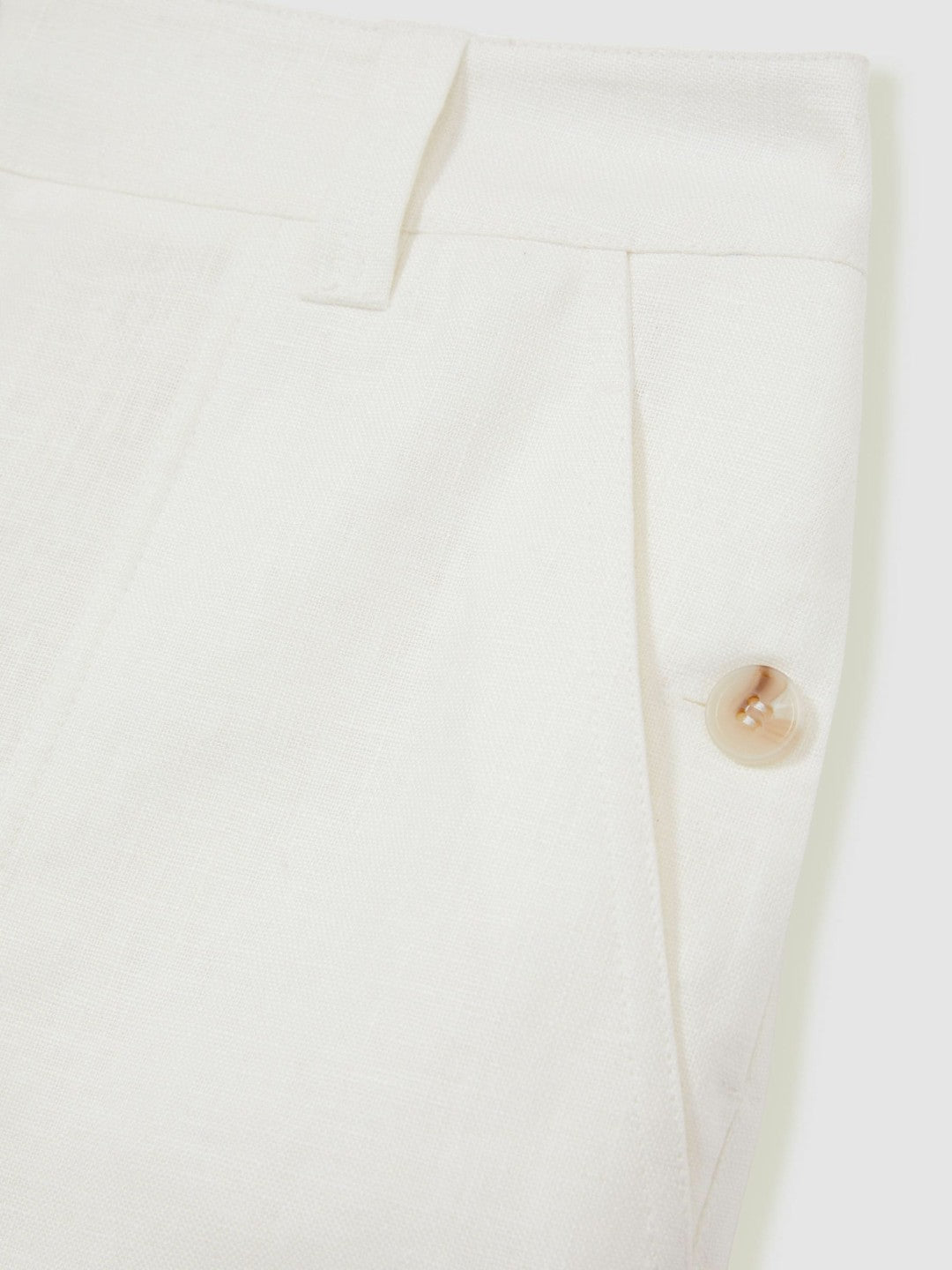 Reiss | Linen Shorts in White