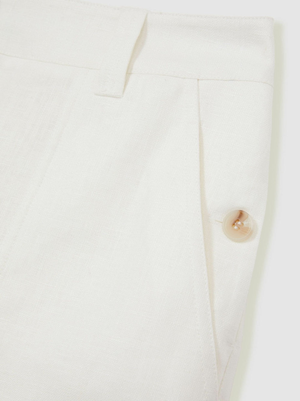 Reiss | Linen Shorts in White