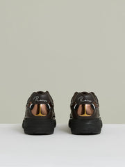 Reiss | Overlay Logo Running Trainers in Electric Brown