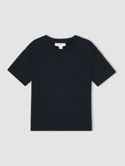 Reiss | 9-13 yrs Cotton Crew-Neck T-Shirt in Navy