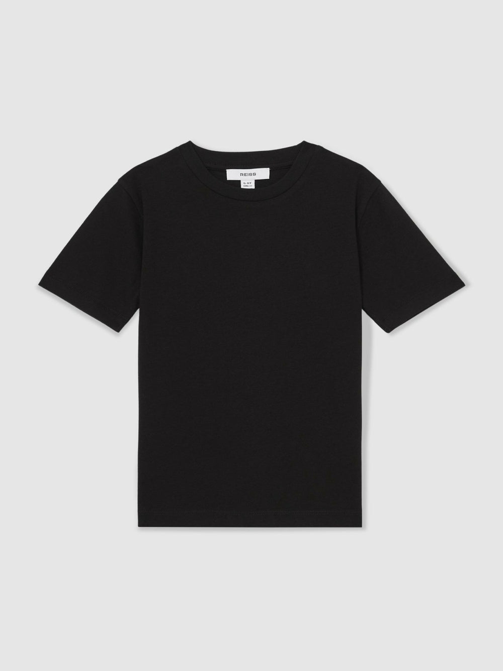 Reiss | 9-13 yrs Cotton Crew-Neck T-Shirt in Black