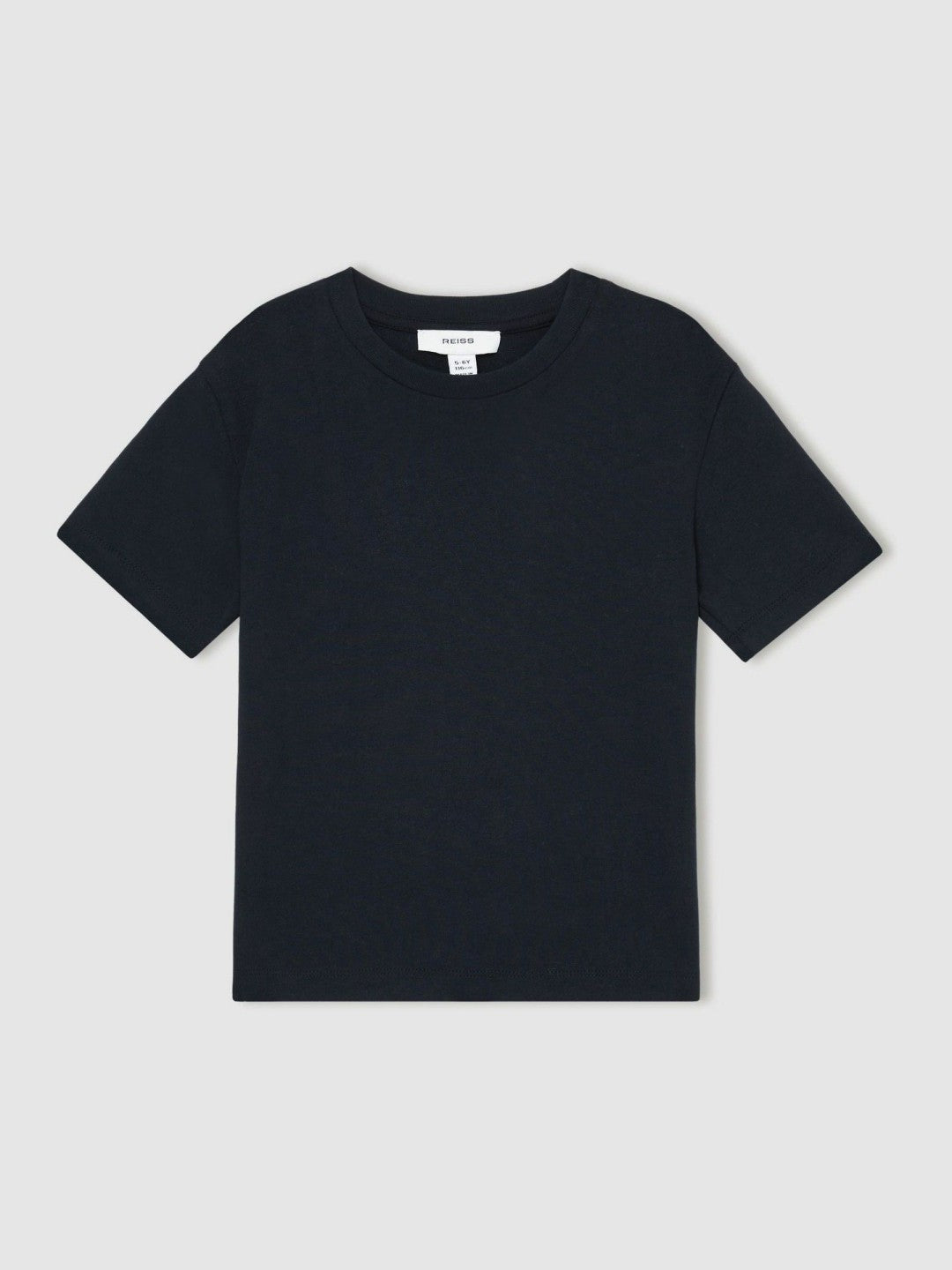 Reiss | 3-9 yrs Cotton Crew-Neck T-Shirt in Navy