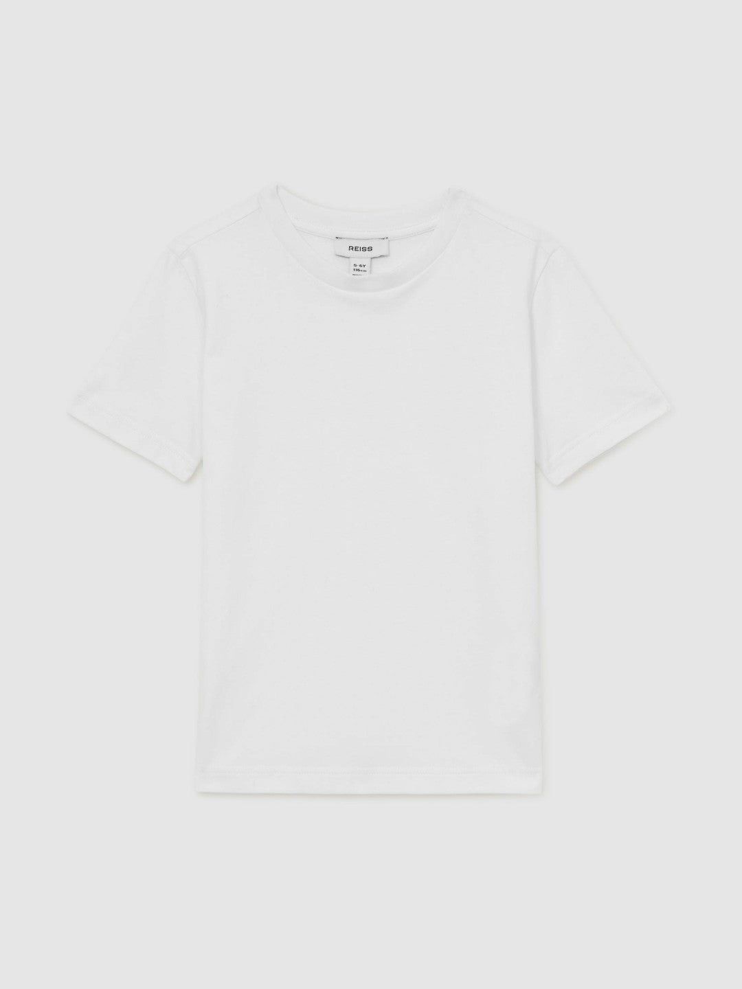 Reiss | 3-9 yrs Cotton Crew-Neck T-Shirt in White