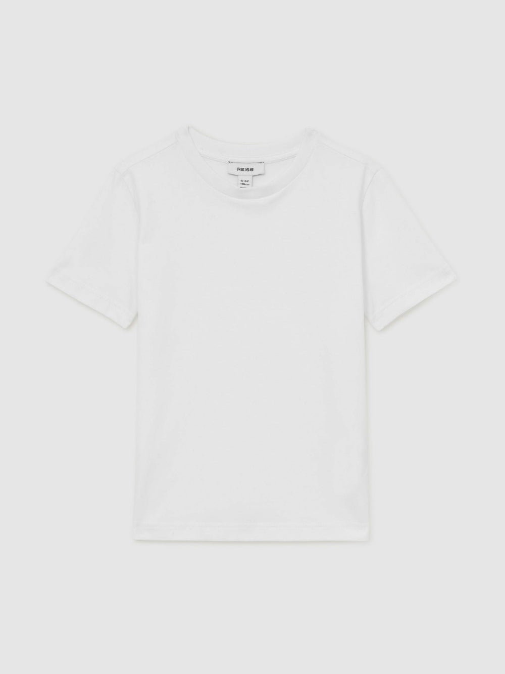 Reiss | 3-9 yrs Cotton Crew-Neck T-Shirt in White
