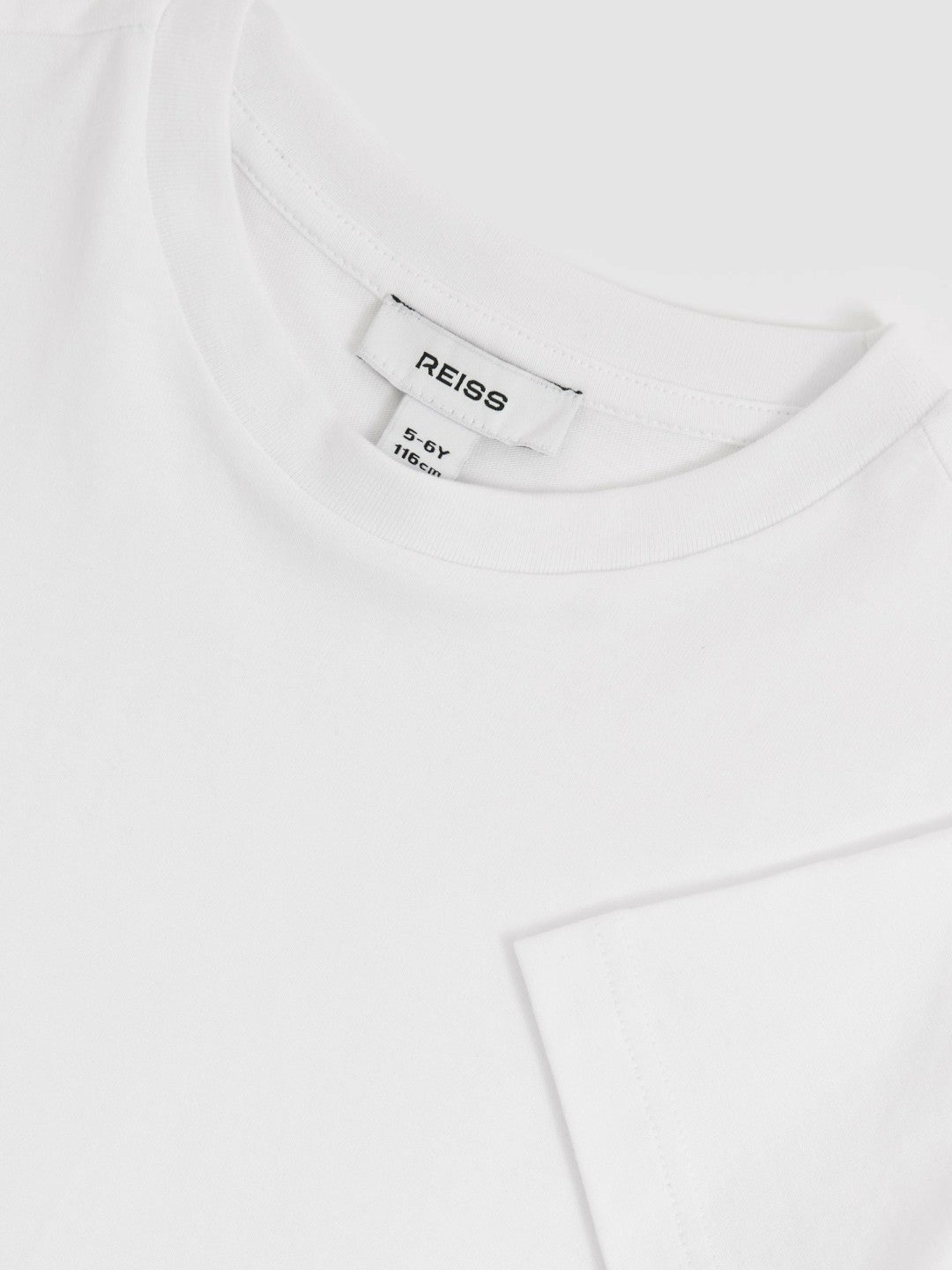 Reiss | 3-9 yrs Cotton Crew-Neck T-Shirt in White