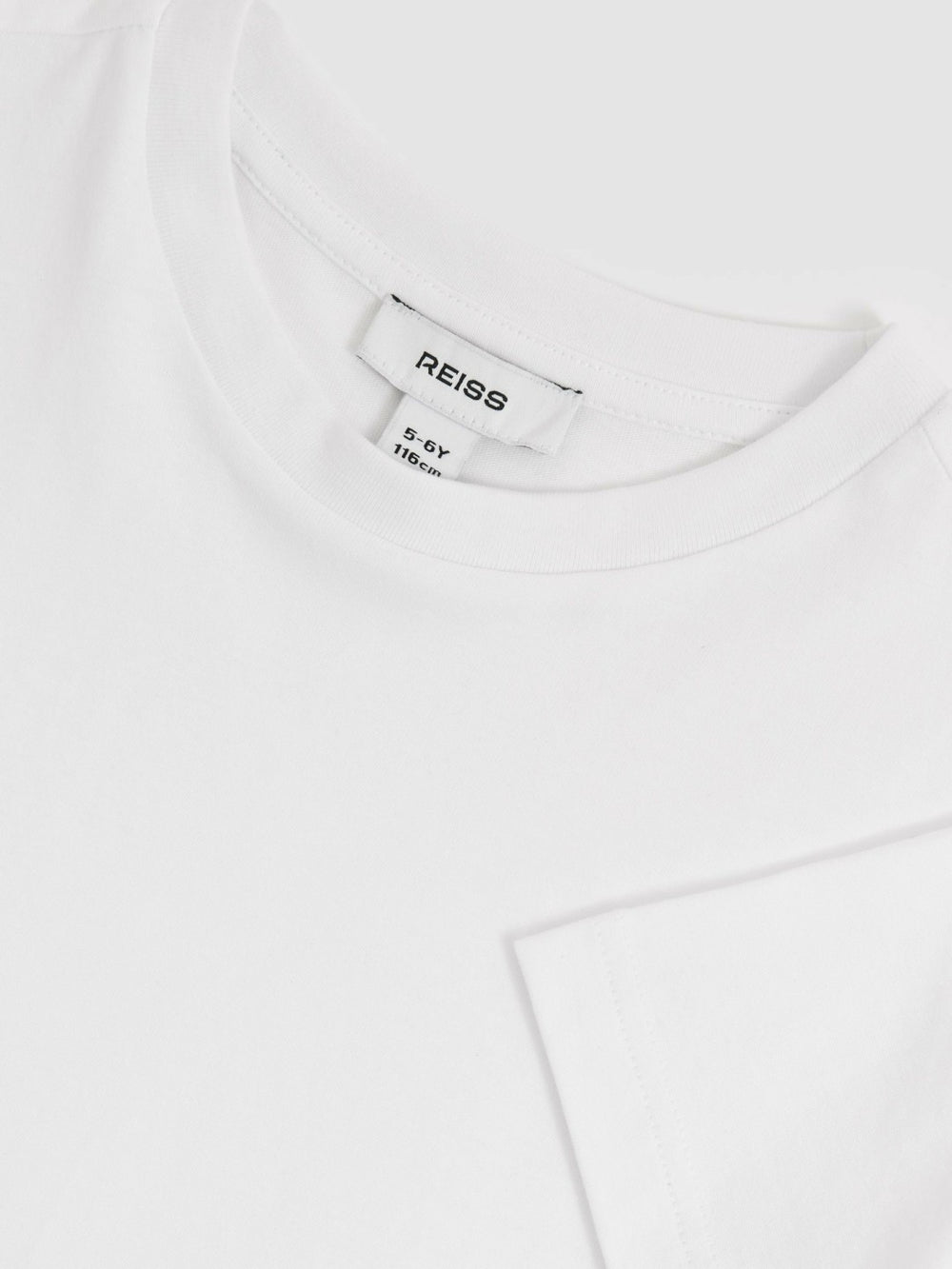 Reiss | 3-9 yrs Cotton Crew-Neck T-Shirt in White