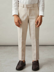 Reiss | 3-9 yrs Slim-Fit Trousers With Wool in Stone