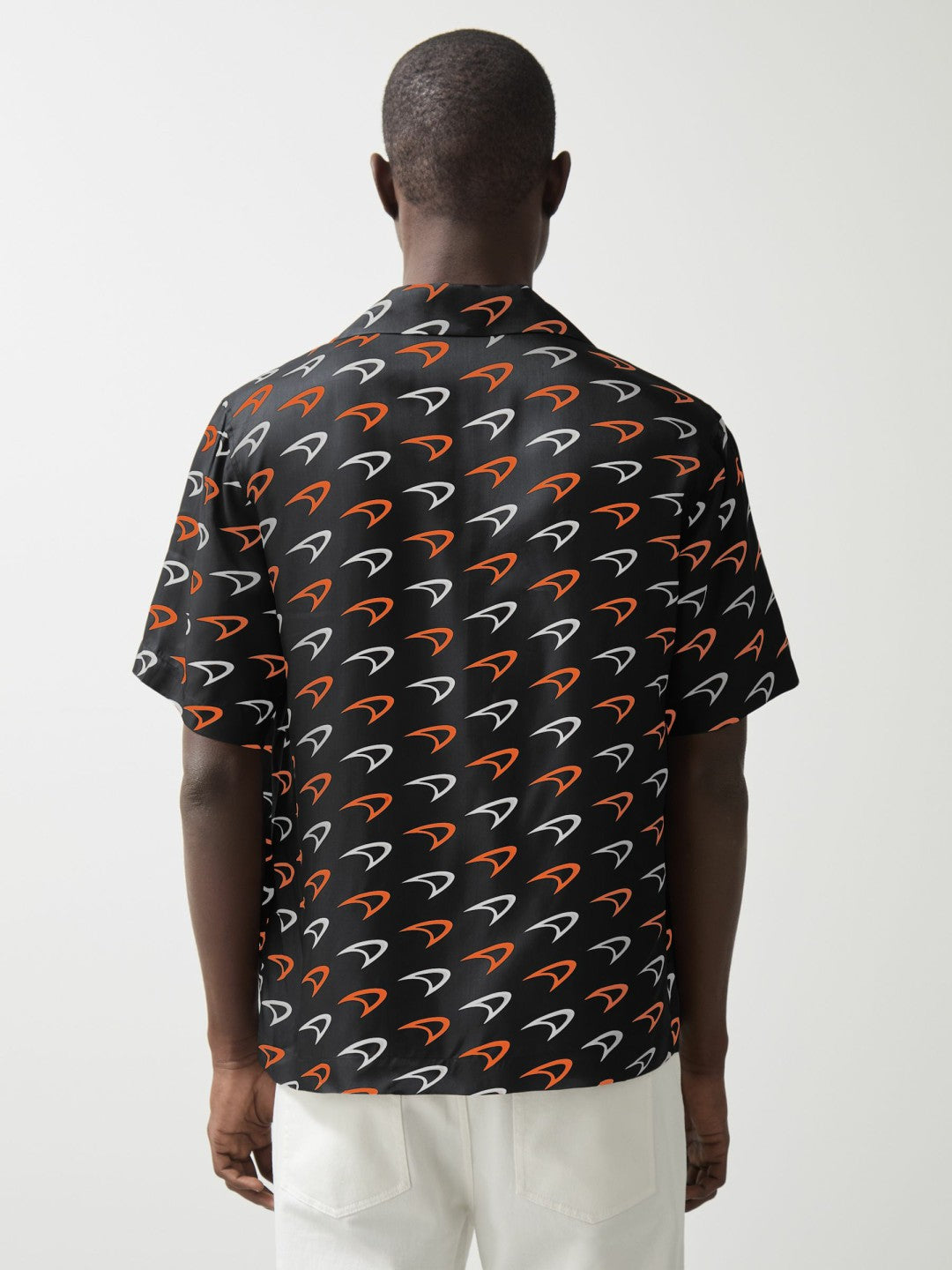 Reiss | McLaren F1 Team Speedmark Logo Shirt in Black