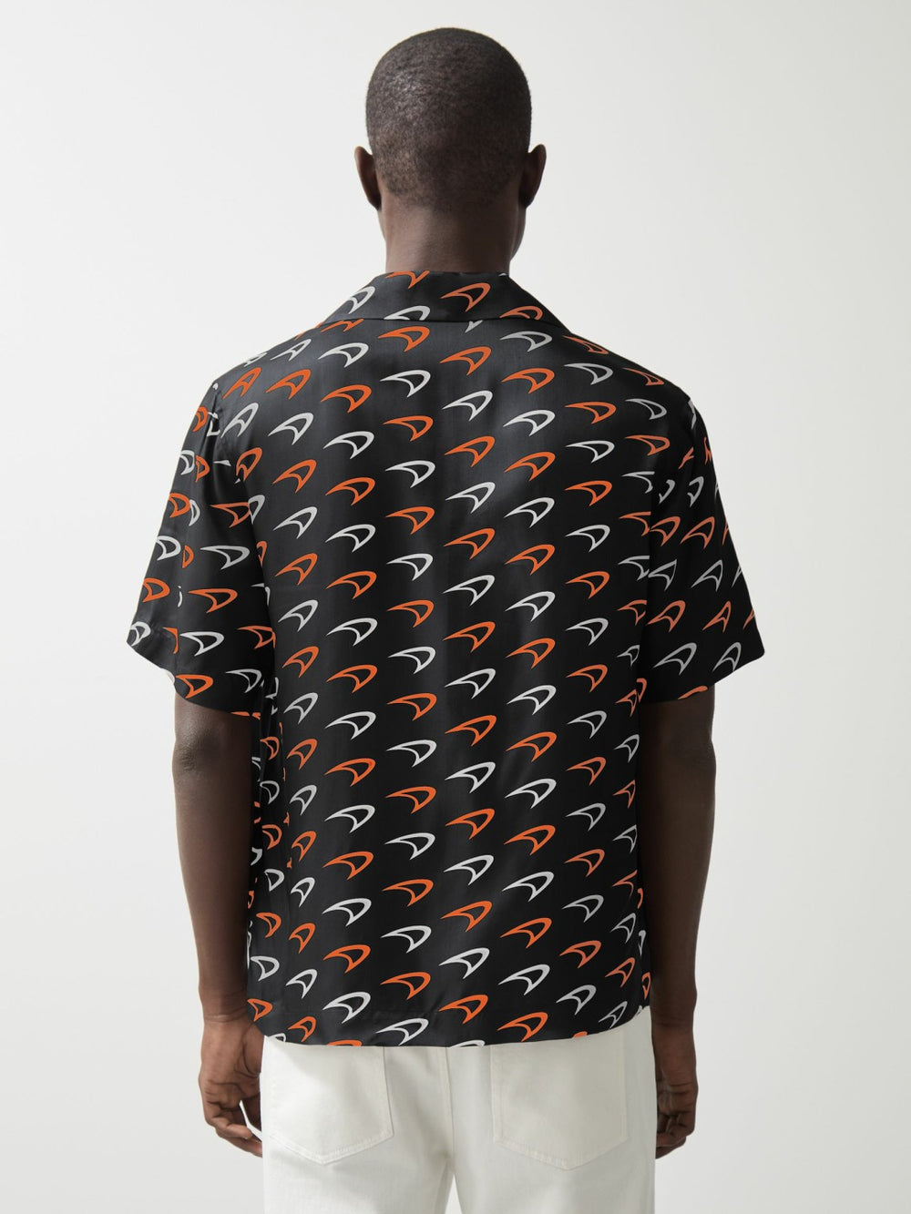 Reiss | McLaren F1 Team Speedmark Logo Shirt in Black