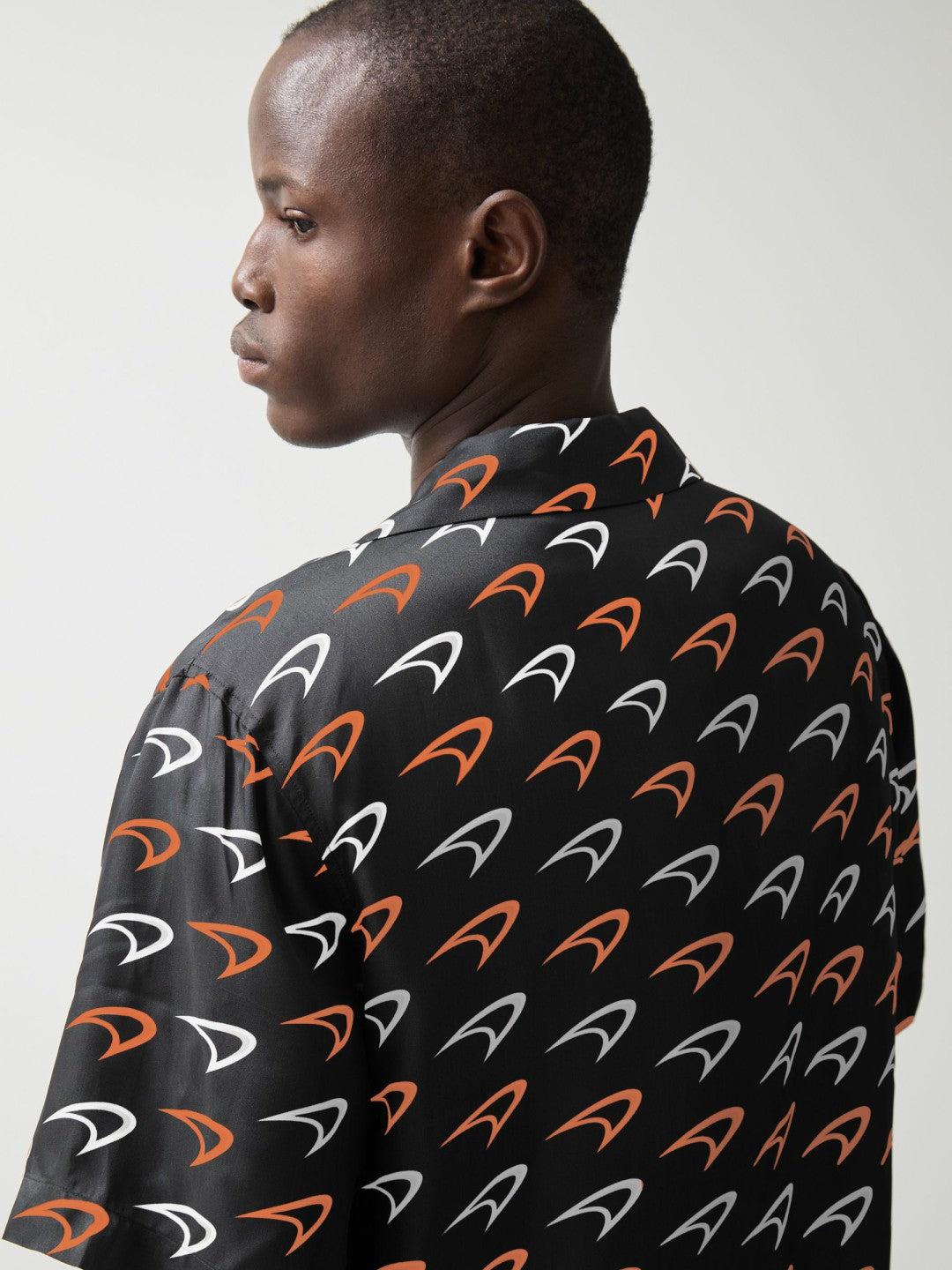 Reiss | McLaren F1 Team Speedmark Logo Shirt in Black