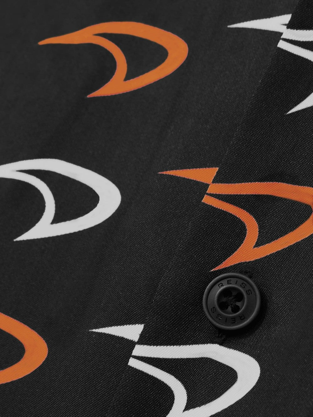 Reiss | McLaren F1 Team Speedmark Logo Shirt in Black