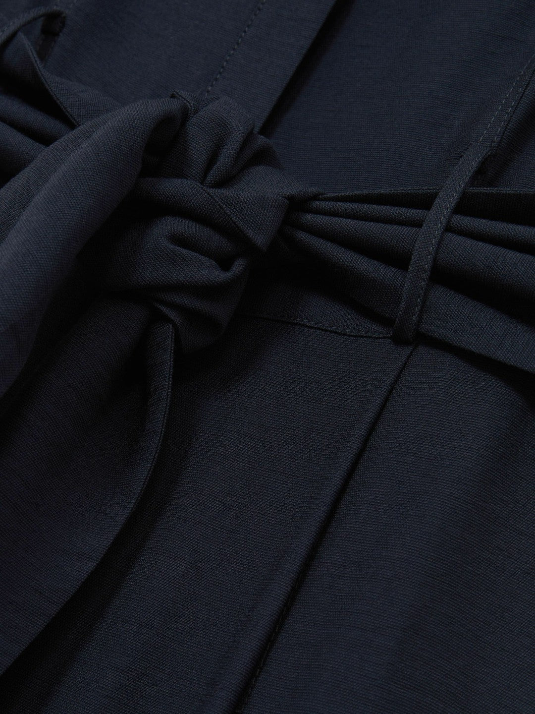 Reiss | Petite Wide-Leg Belted Jumpsuit in Navy