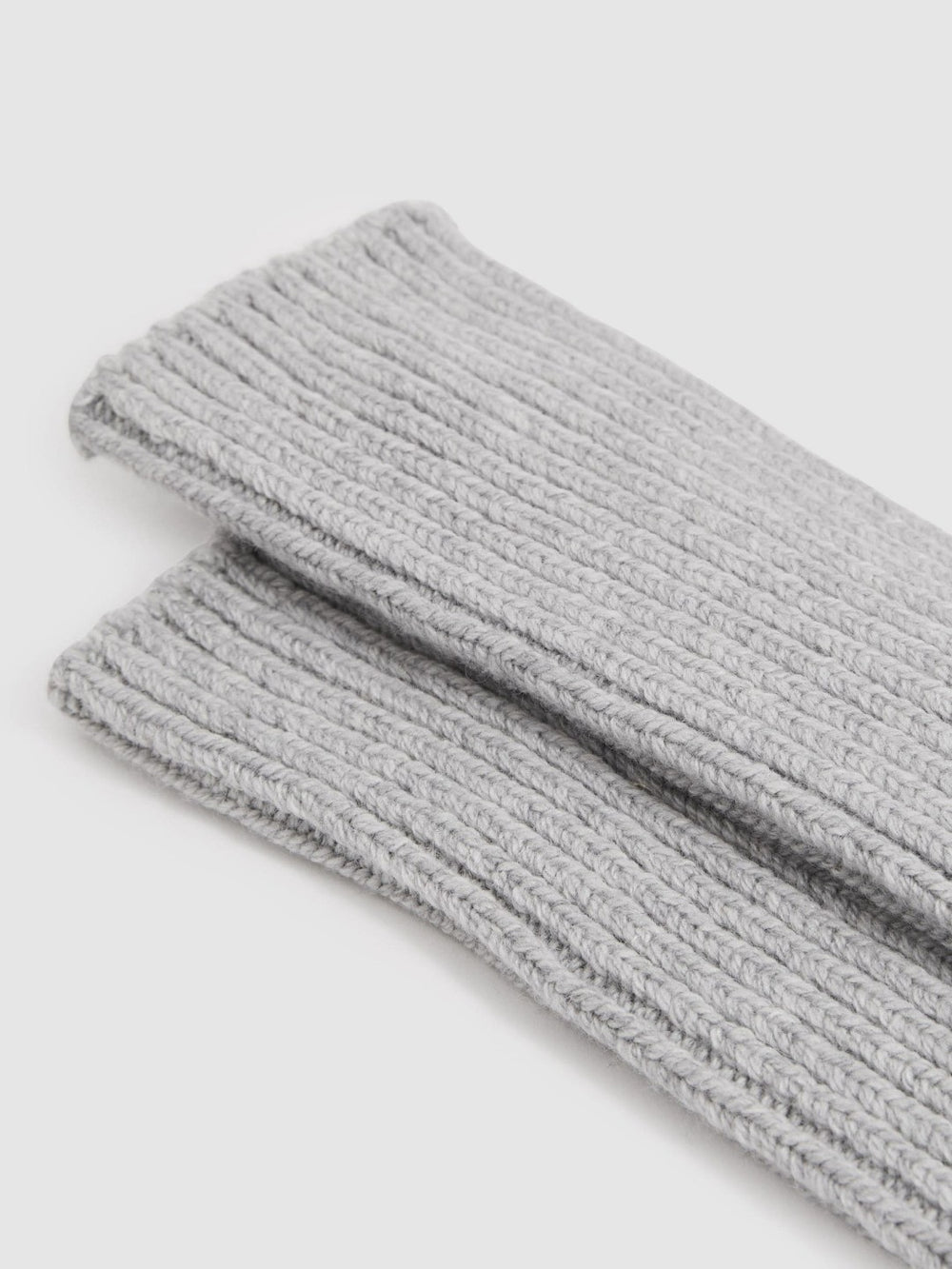 Reiss | Rib-Knit Socks With Cashmere in Grey