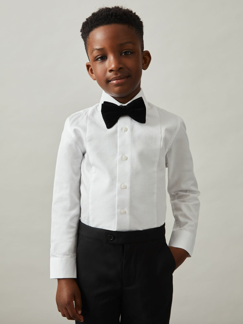 Reiss | 3-9 yrs Cotton Slim-Fit Dinner Shirt in White