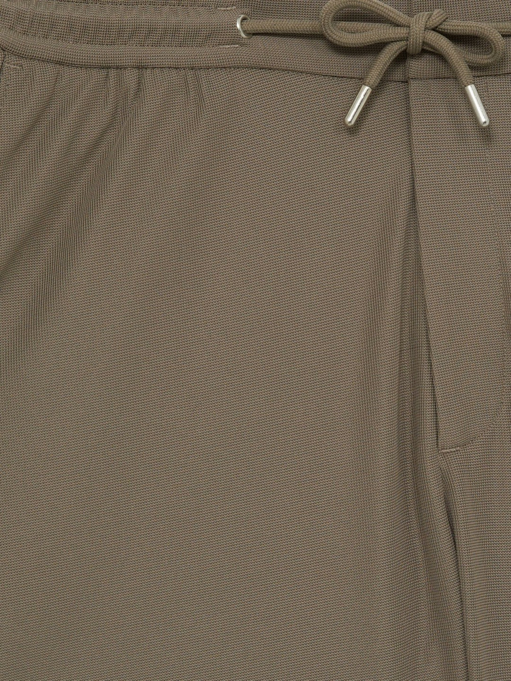 Reiss | Textured Drawstring Shorts in Mocha Brown