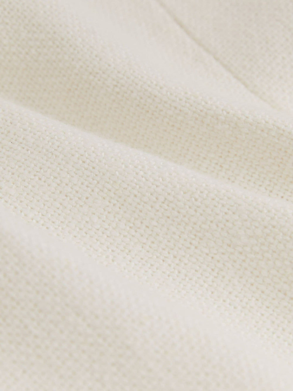 Reiss | Linen-Blend Double-Breasted Suit Jacket in White