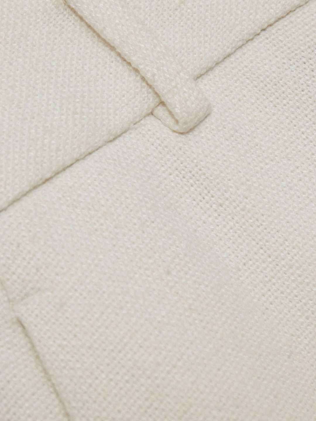 Reiss | Linen-Blend Wide-Leg Trousers in White