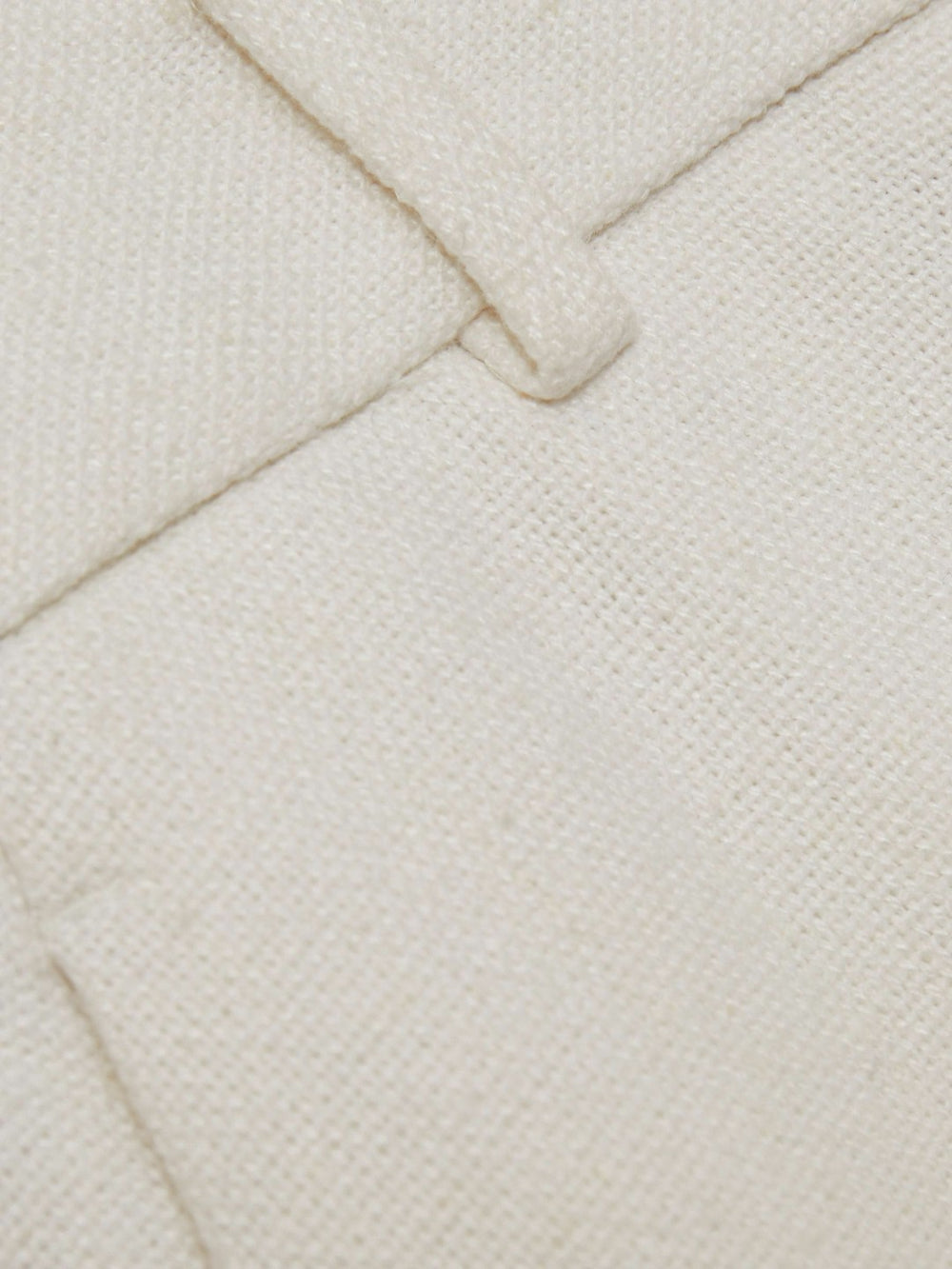 Reiss | Linen-Blend Wide-Leg Trousers in White