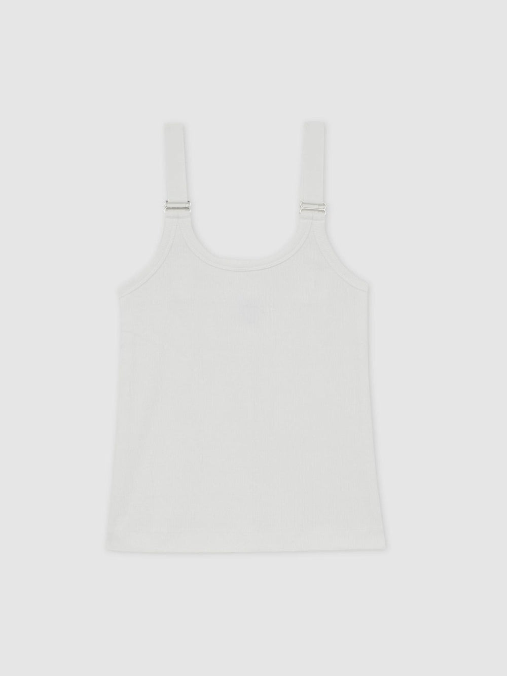 Reiss | Stretch-Cotton D-Ring Strap Vest in White