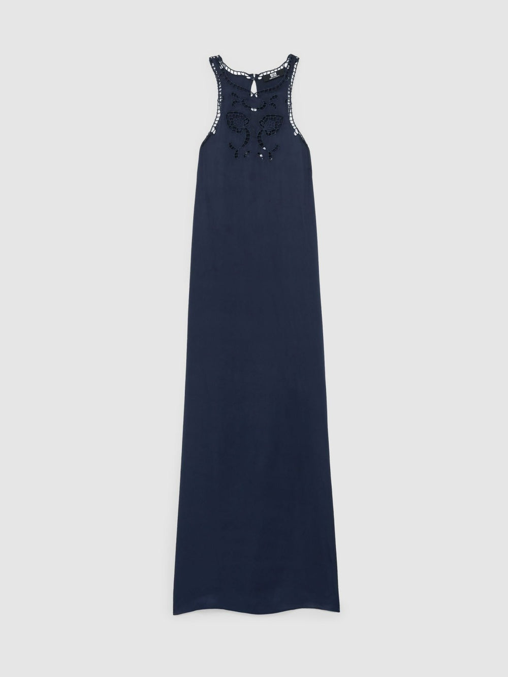 Reiss | Satin Cut-Out Slip Dress in Navy