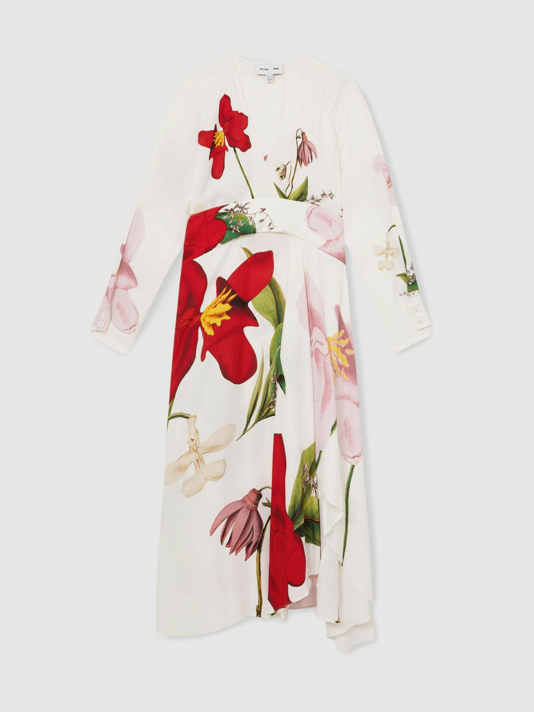 Reiss | | NYBG Floral-Print Maxi Dress in Ivory