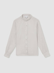 Reiss | | Les 100 Ciels Linen Shirt in Soft Grey