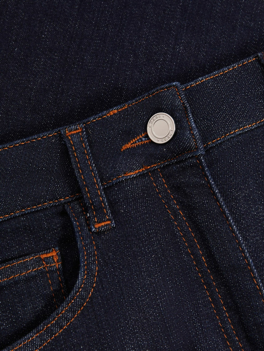 Reiss | Petite Mid-Rise Flared Jeans in Dark Blue