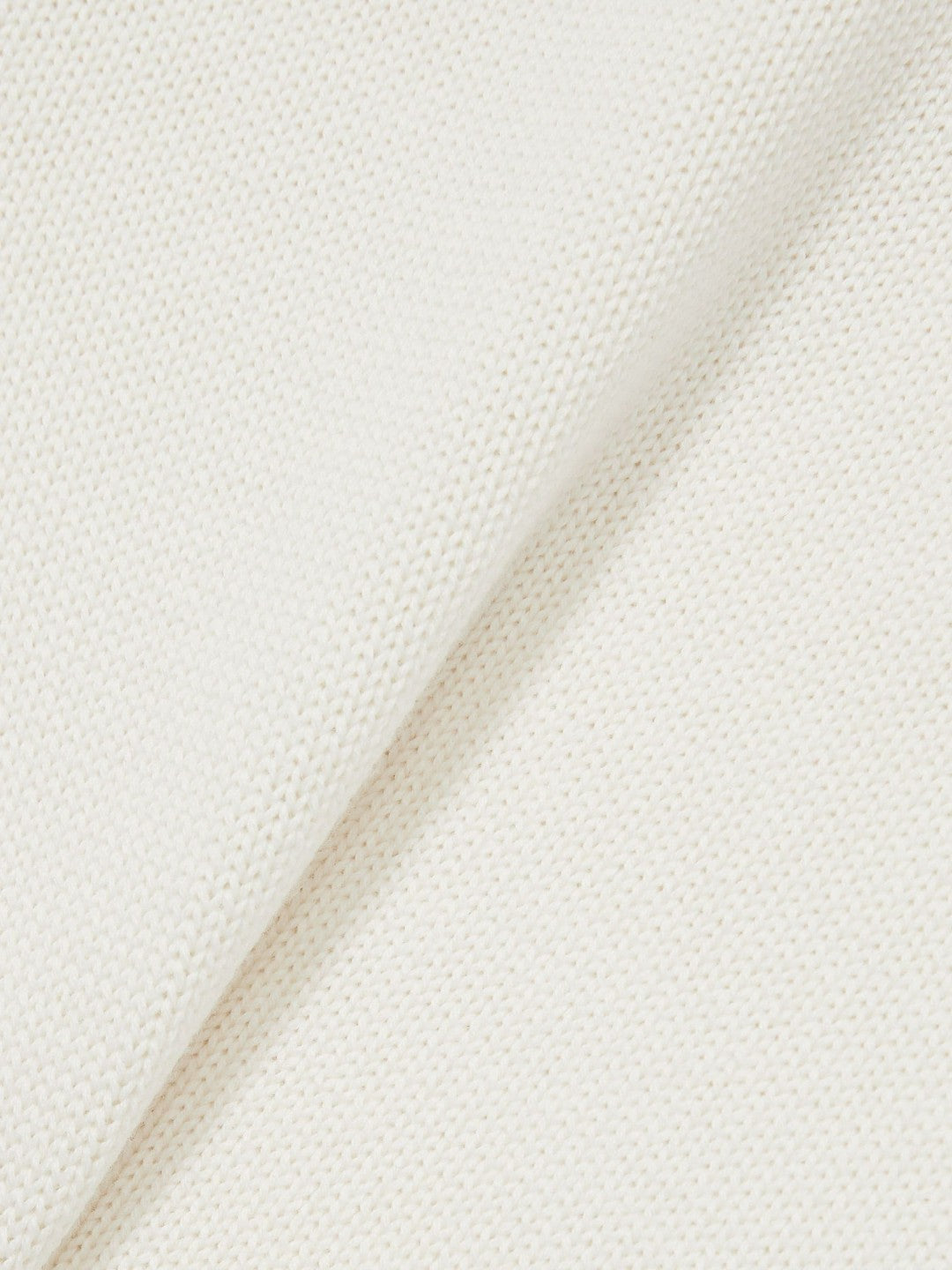 Reiss | Cotton And Wool Crew-Neck Top in Ivory