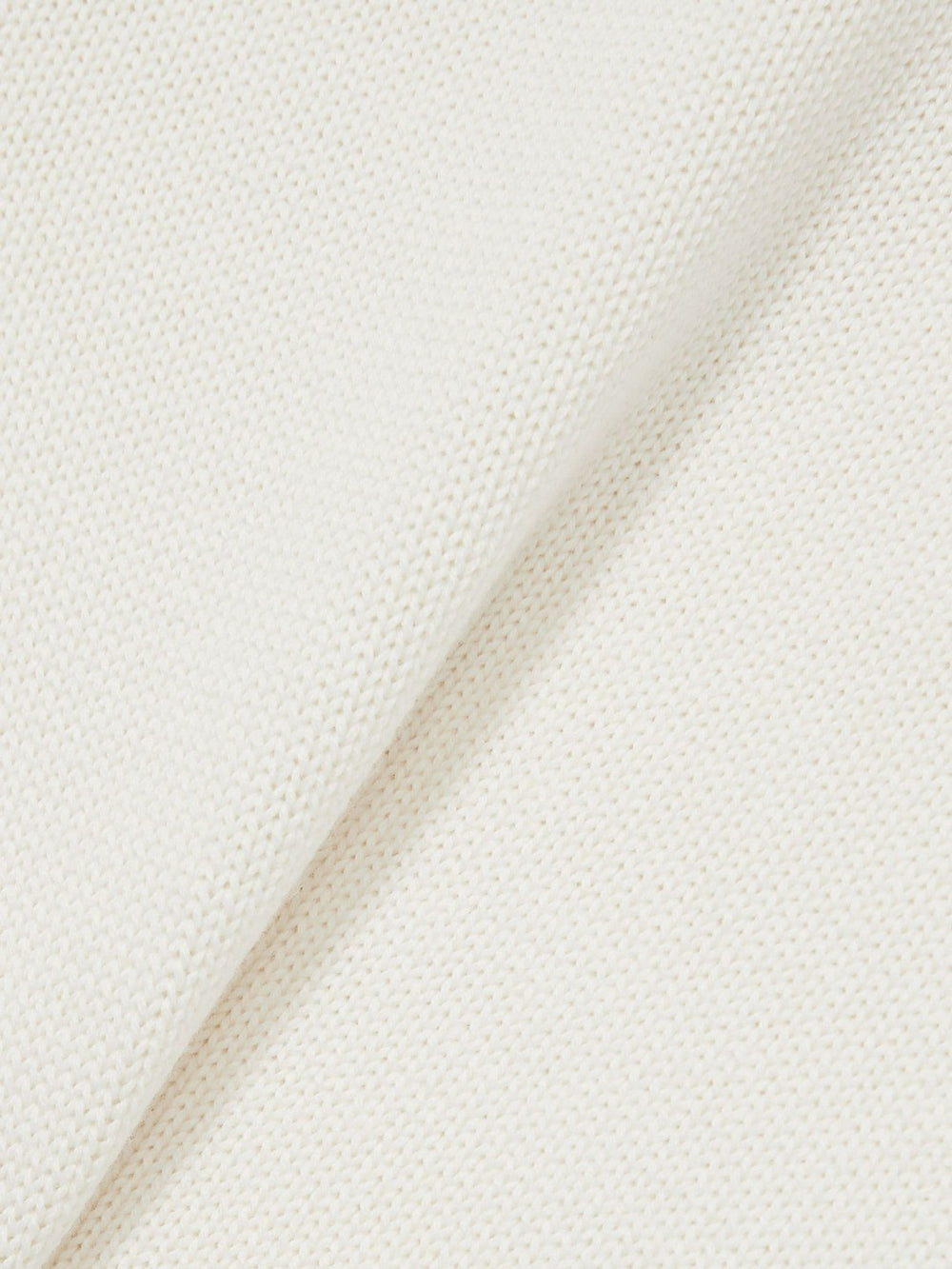 Reiss | Cotton And Wool Crew-Neck Top in Ivory