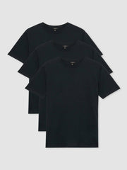 Reiss | Cotton-Jersey Crew-Neck T-shirts 3 Pack in Navy