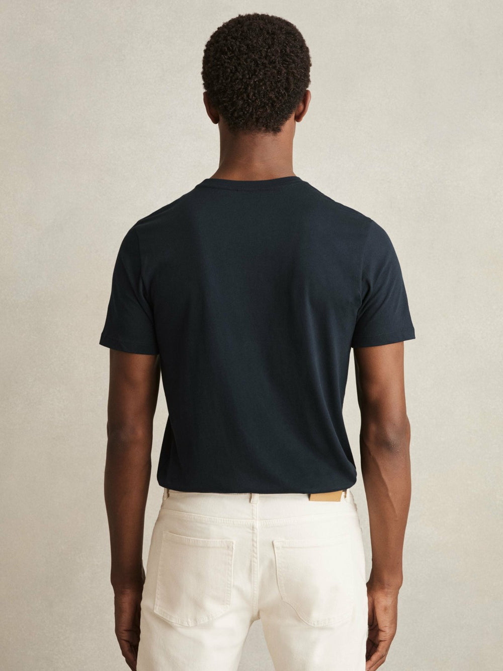 Reiss | Cotton-Jersey Crew-Neck T-shirts 3 Pack in Navy