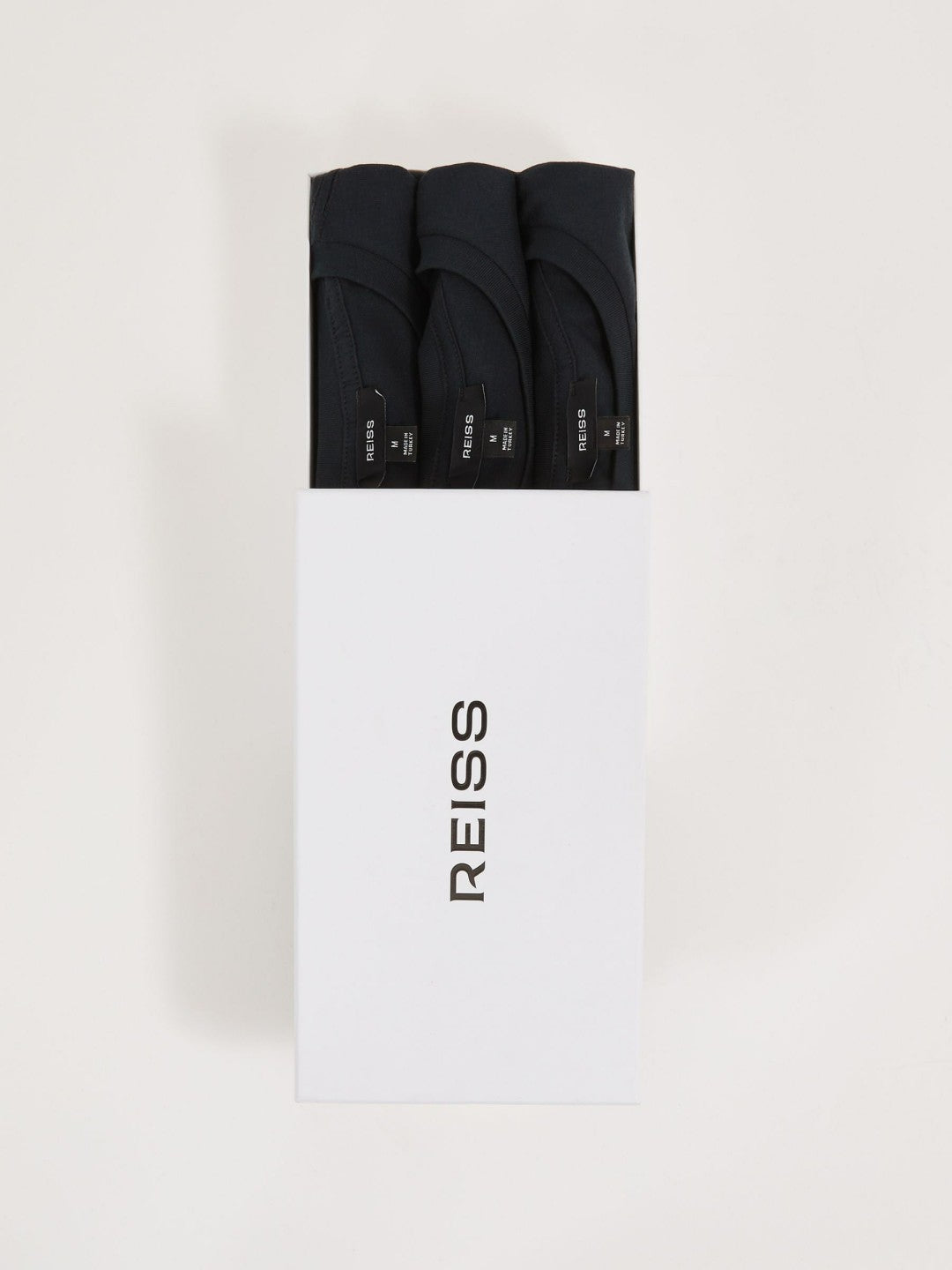 Reiss | Cotton-Jersey Crew-Neck T-shirts 3 Pack in Navy