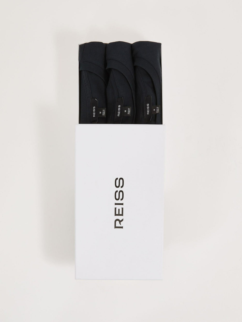 Reiss | Cotton-Jersey Crew-Neck T-shirts 3 Pack in Navy