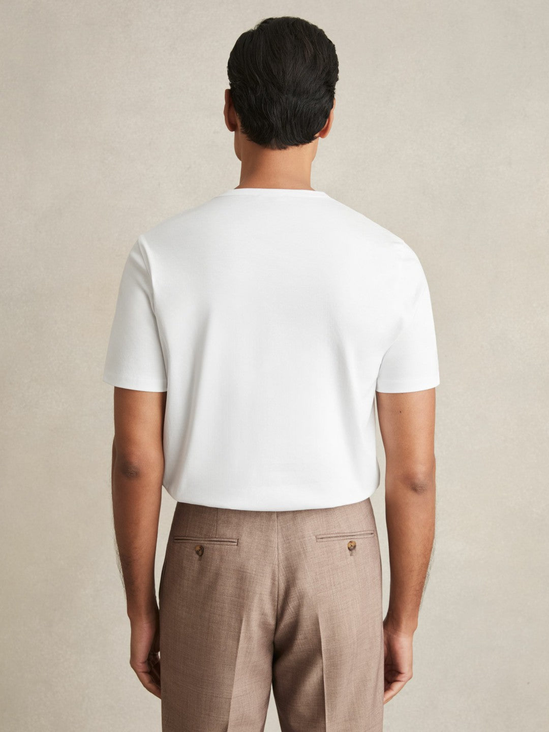 Reiss | Mercerised-Cotton Crew-Neck T-Shirt in White