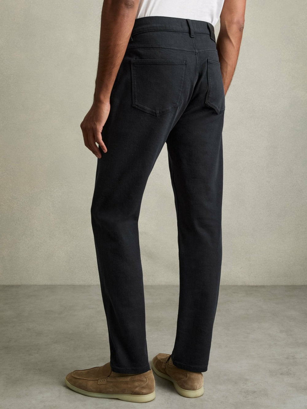 Reiss | Cotton-Stretch Slim-Fit Jeans in Navy