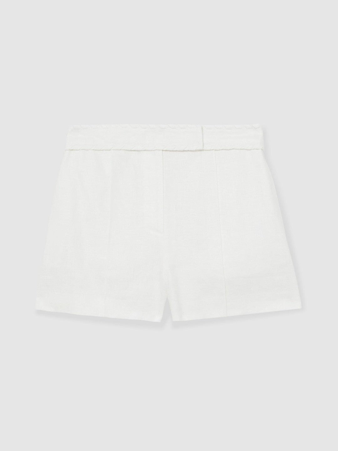 Reiss | Linen Whipstitch Shorts in White