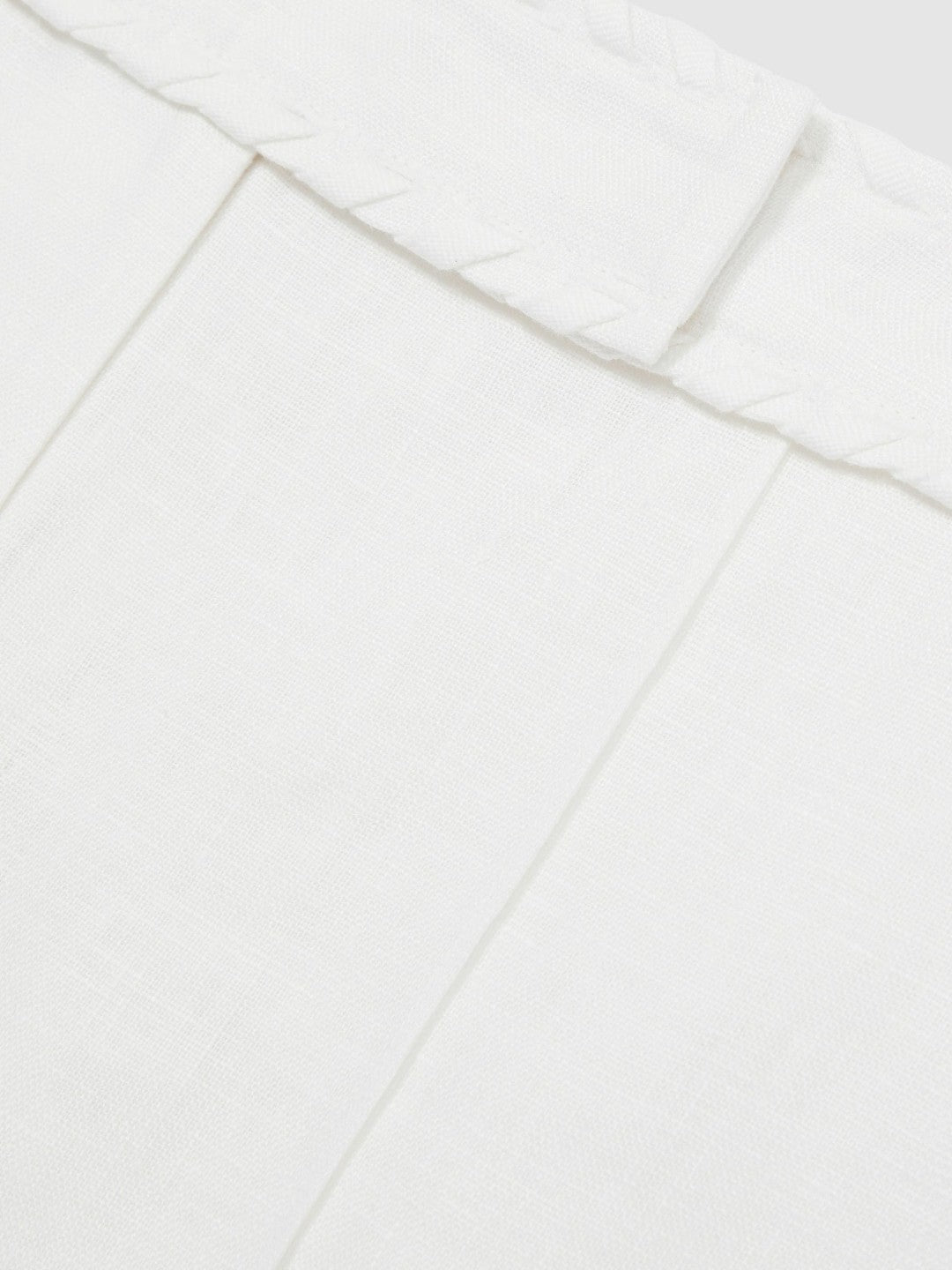 Reiss | Linen Whipstitch Shorts in White