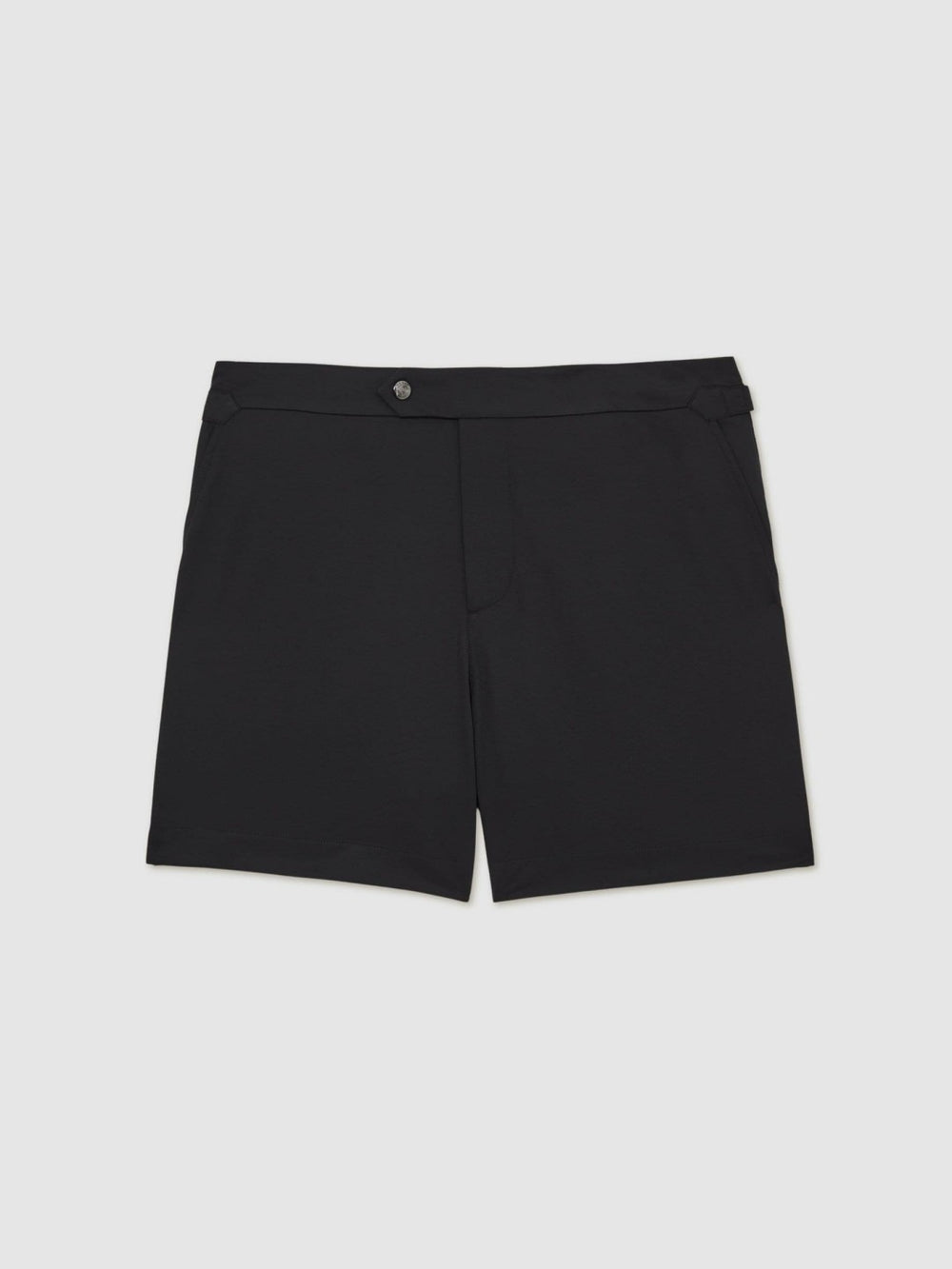 Reiss | Side-Adjuster Swim Shorts in Black