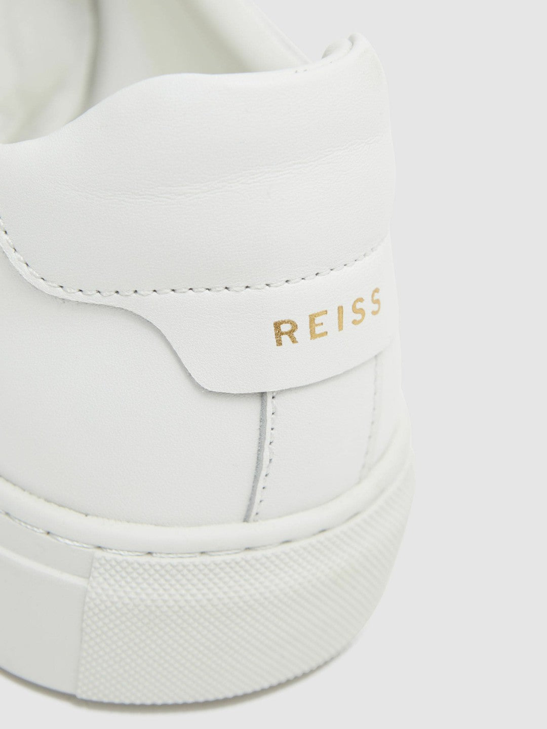 Reiss | Leather Low-Top Trainers in White