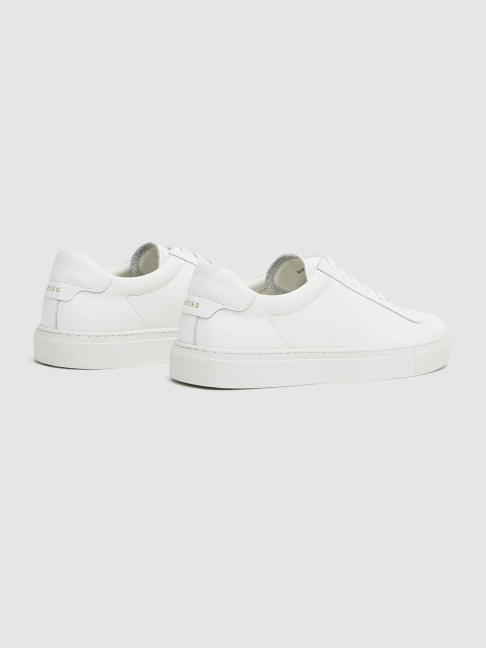 Reiss | Leather Low-Top Trainers in White