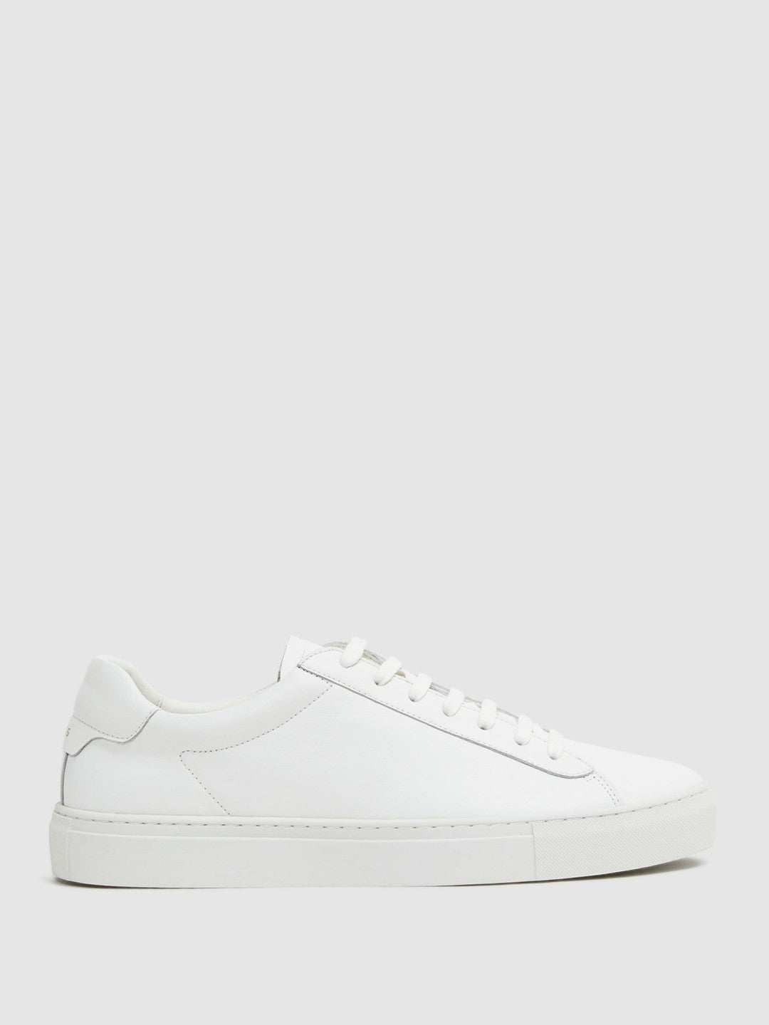 Reiss | Leather Low-Top Trainers in White
