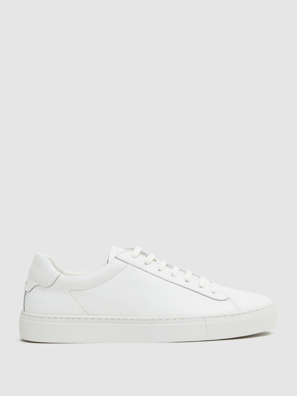 Reiss | Leather Low-Top Trainers in White