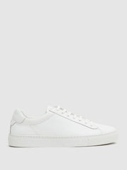 Reiss | Leather Low-Top Trainers in White