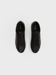Reiss | Leather Low-Top Trainers in Black